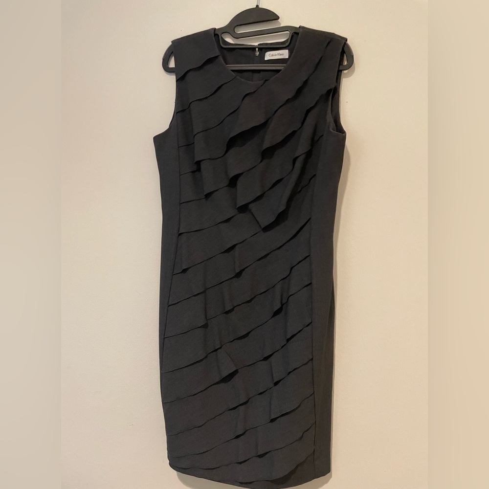 Calvin Klein Grey Formal Dress